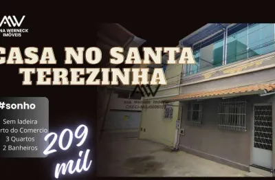 Casa com 3 dormitórios à venda, 80 m² por r$ 209.000,00 - santa terezinha - juiz de fora/mg