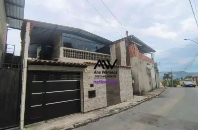 Casa com 2 dormitórios à venda, 134 m² por r$ 300.000,00 - milho branco - juiz de fora/mg