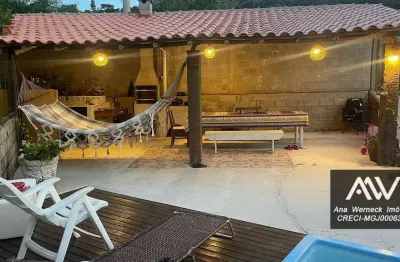 Chácara com 3 dormitórios à venda, 480 m² por r$ 500.000,00 - grama - juiz de fora/mg