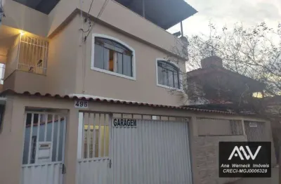 2 casas com 6 dormitórios (ao todo) à venda, 100 m² por r$ 450.000 - santa cruz - juiz de fora/mg