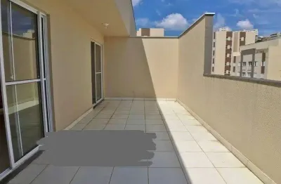 Cobertura duplex, condominio com excelente estrutura de lazer, 3 dormitorios, cozinha americana, 2 salas, 2 vagas de garagem, 3 quadras, portaria 24hs