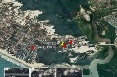 (te8106) terreno 1.320,00m² localizado no porto das dunas - aquiraz