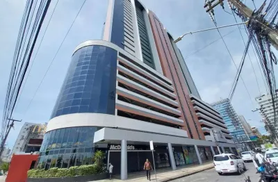 (sl1865) sala medindo 36m² com 03 ambientes no meireles