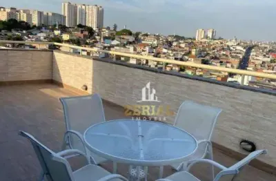 Cobertura com 2 dormitórios à venda, 128 m² por r$ 485.000,00 - taboão - são bernardo do campo/sp