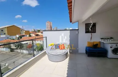 Sobrado com 2 dormitórios à venda, 130 m² por r$ 680.000,00 - campestre - santo andré/sp