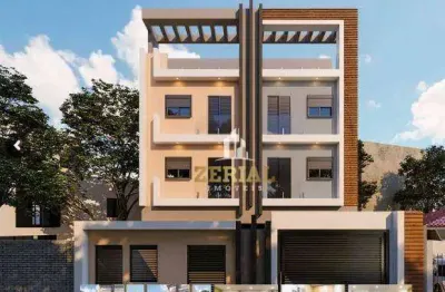Cobertura com 2 dormitórios à venda, 95 m² por r$ 499.999,00 - campestre - santo andré/sp