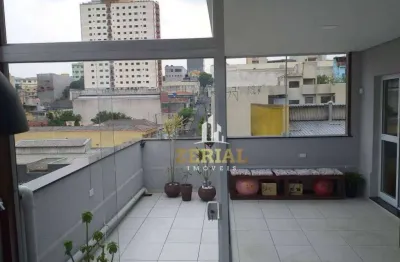 Cobertura com 3 dormitórios à venda, 146 m² por r$ 820.000,00 - osvaldo cruz - são caetano do sul/sp