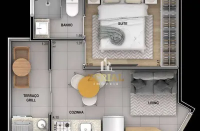 Studio com 1 dormitório à venda, 25 m² por r$ 299.183,84 - vila dom pedro ii - são paulo/sp