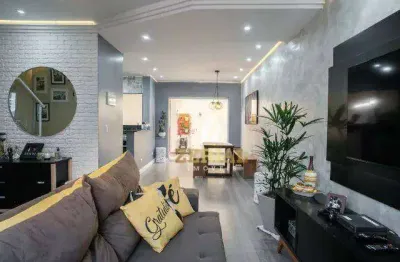 Sobrado com 3 dormitórios à venda, 118 m² por r$ 900.000,00 - vila homero thon - santo andré/sp