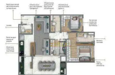 Apartamento com 3 dormitórios à venda, 84 m² por r$ 1.042.222,00 - mooca - são paulo/sp