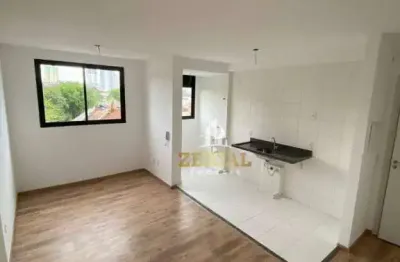 Apartamento com 2 dormitórios à venda, 42 m² por r$ 377.177,00 - vila sacadura cabral - santo andré/sp
