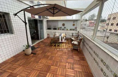 Apartamento garden com 3 dormitórios à venda, 160 m² por r$ 905.000,00 - santa paula - são caetano do sul/sp