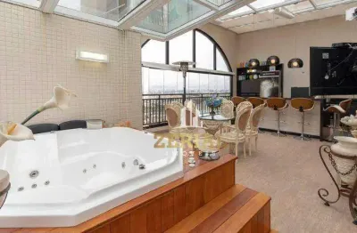Cobertura com 3 dormitórios à venda, 258 m² por r$ 3.500.000,00 - jardim são caetano - são caetano do sul/sp