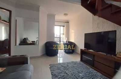Cobertura à venda, 100 m² por r$ 744.000,00 - barcelona - são caetano do sul/sp