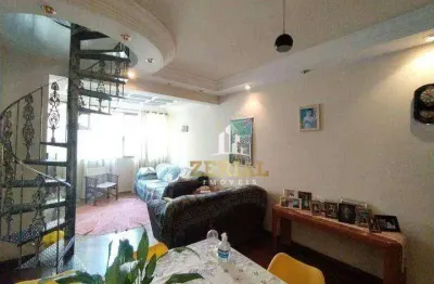 Cobertura com 5 dormitórios à venda, 250 m² por r$ 1.150.000,00 - osvaldo cruz - são caetano do sul/sp