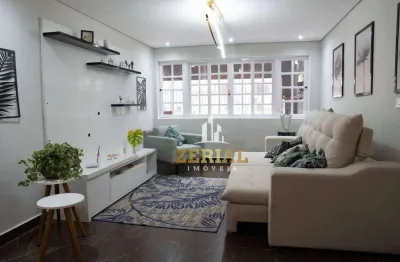 Sobrado com 4 dormitórios à venda, 250 m² por r$ 850.000,00 - vila scarpelli - santo andré/sp