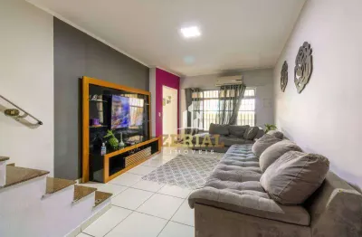 Sobrado com 3 dormitórios à venda, 194 m² por r$ 900.000,00 - vila curuçá - santo andré/sp