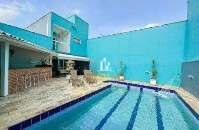 Sobrado com 4 dormitórios à venda, 349 m² por r$ 2.880.000,00 - santa maria - são caetano do sul/sp