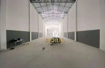 Galpão para alugar, 560 m² por r$ 18.900,00/mês - campestre - santo andré/sp