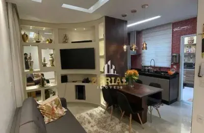 Apartamento garden com 2 dormitórios à venda, 68 m² por r$ 590.000 - parque das nações - santo andré/sp