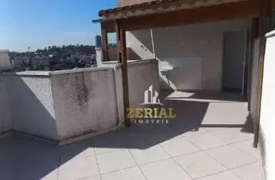 Cobertura à venda, 73 m² por r$ 330.000,00 - vila junqueira - santo andré/sp