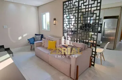 Cobertura com 3 dormitórios à venda, 150 m² por r$ 790.000,00 - vila valparaíso - santo andré/sp