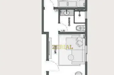 Apartamento com 1 dormitório à venda, 37 m² por r$ 329.000,00 - nova gerti - são caetano do sul/sp