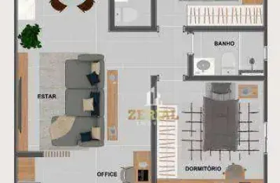 Apartamento à venda, 69 m² por r$ 518.000,00 - nova gerti - são caetano do sul/sp
