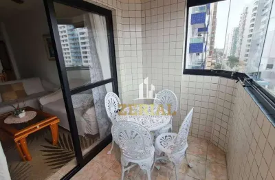 Apartamento com 1 dormitório à venda, 56 m² por r$ 320.000 - ocian - praia grande/sp