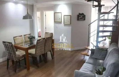 Cobertura com 4 dormitórios à venda, 140 m² por r$ 800.000,00 - osvaldo cruz - são caetano do sul/sp