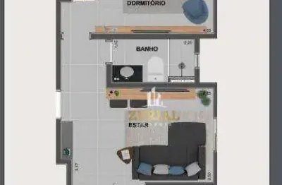 Apartamento com 1 dormitório à venda, 41 m² por r$ 368.000,00 - nova gerti - são caetano do sul/sp