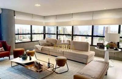 Apartamento com 3 dormitórios à venda, 190 m² por r$ 3.490.000,00 - jardim - santo andré/sp