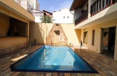 Sobrado com 5 dormitórios, 483 m² - venda por r$ 1.900.000,00 ou aluguel por r$ 10.260,00/mês - campestre - santo andré/sp