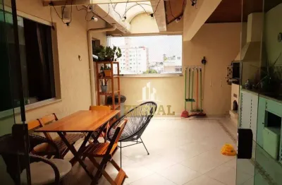 Cobertura à venda, 104 m² por r$ 830.000,00 - barcelona - são caetano do sul/sp