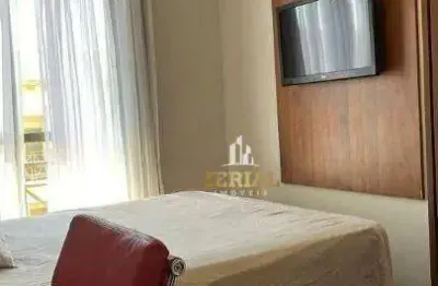 Flat com 1 dormitório para alugar, 18 m² por r$ 3.850,00/mês - barcelona - são caetano do sul/sp
