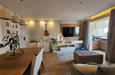 Apartamento com 2 dormitórios à venda, 73 m² por r$ 560.000,00 - vila humaitá - santo andré/sp