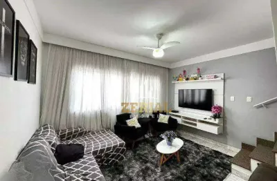 Sobrado com 3 dormitórios à venda, 142 m² por r$ 600.000,00 - vila sacadura cabral - santo andré/sp