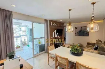 Apartamento com 3 dormitórios à venda, 89 m² por r$ 830.000,00 - campestre - santo andré/sp