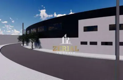 Galpão para alugar, 520 m² por r$ 21.009,00/mês - santa maria - são caetano do sul/sp