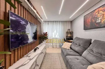 Sobrado com 2 dormitórios à venda, 90 m² por r$ 730.000,00 - campestre - santo andré/sp