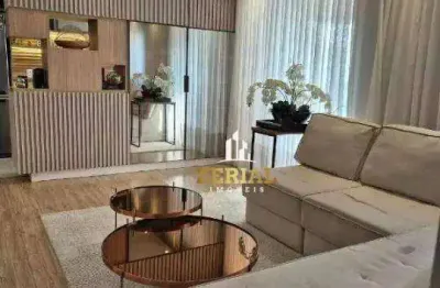 Apartamento com 2 dormitórios à venda, 75 m² por r$ 820.000,00 - campestre - santo andré/sp