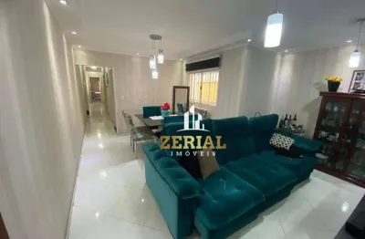 Apartamento com 3 dormitórios à venda, 178 m² por r$ 700.000 - jardim santo antônio - santo andré/sp