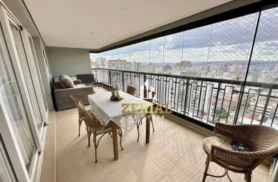 Apartamento com 3 dormitórios para alugar, 175 m² por r$ 16.747,74/mês - santo antônio - são caetano do sul/sp