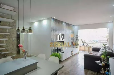 Cobertura com 3 dormitórios à venda, 208 m² por r$ 1.085.000,00 - santa maria - são caetano do sul/sp