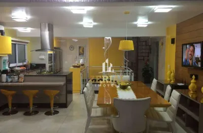 Cobertura com 3 dormitórios à venda, 253 m² por r$ 2.800.000,00 - santa paula - são caetano do sul/sp