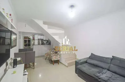 Sobrado com 2 dormitórios à venda, 112 m² por r$ 380.000,00 - jardim orlandina - são bernardo do campo/sp