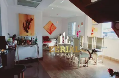Cobertura com 2 dormitórios à venda, 126 m² por r$ 950.000,00 - nova gerti - são caetano do sul/sp