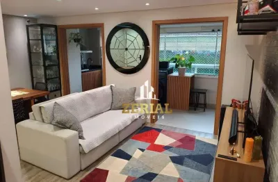 Apartamento à venda, 77 m² por r$ 745.000,00 - campestre - santo andré/sp