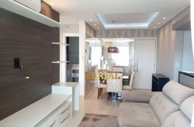 Apartamento com 2 dormitórios para alugar, 69 m² por r$ 7.694/mês - cerâmica - são caetano do sul/sp