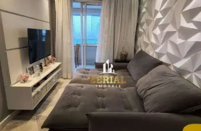 Apartamento com 3 dormitórios à venda, 78 m² por r$ 705.000,00 - campestre - santo andré/sp